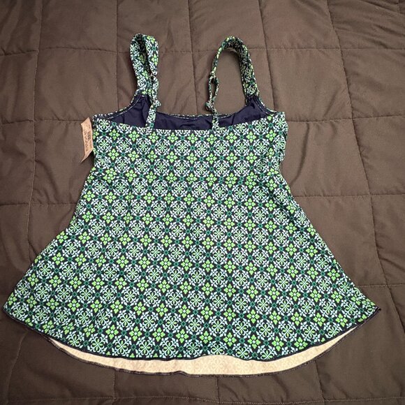 Lands' End Flutter Scoop Neck Tankini - Size: XS - NWT - Picture 5 of 8